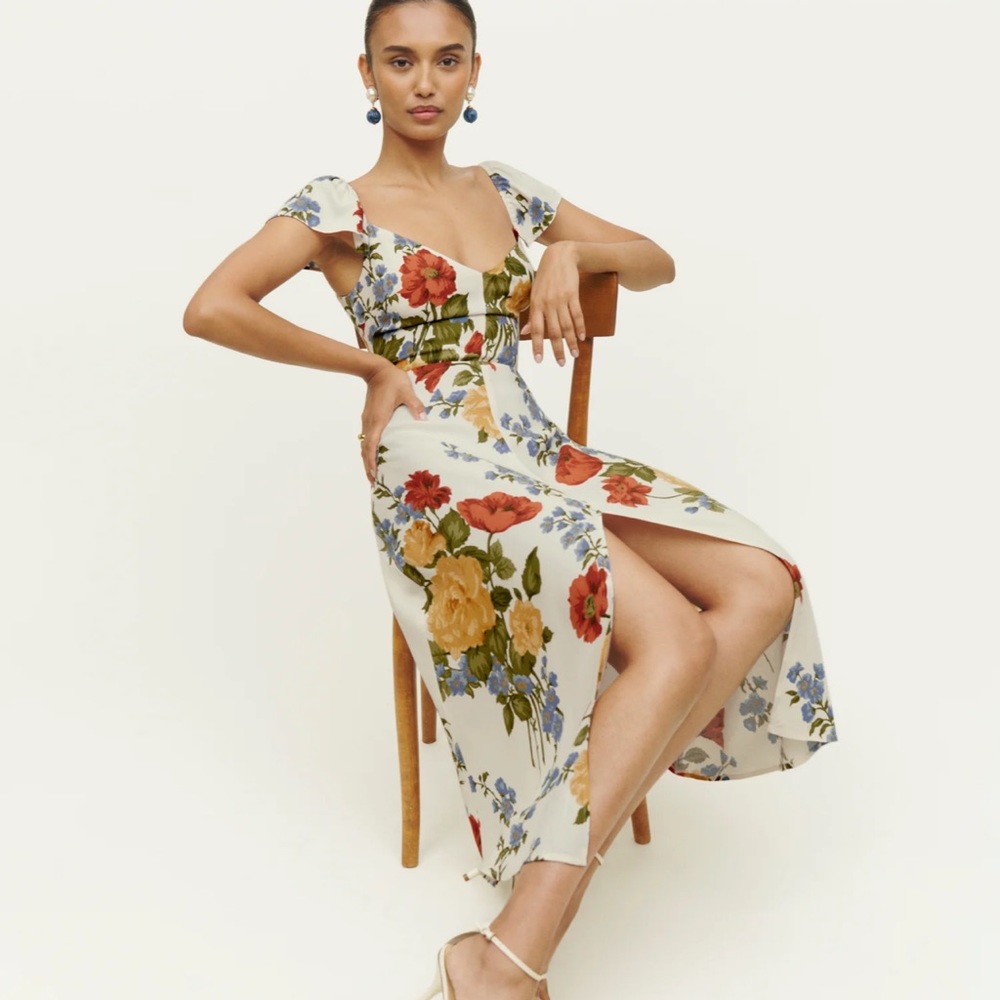 Reformation Baxley Midi Dress NWT